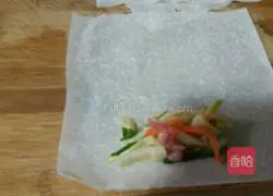 Three Silk Spring Rolls Recipe Illustration 3