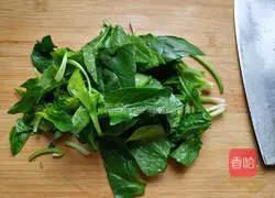 Pork liver and spinach porridge recipe 4