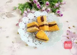 Illustration of how to make milk-flavored steamed cake 16