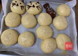 Illustration of how to make homemade hamburger (shrimp burger) 1