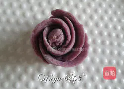 Purple potato rose roll recipe 5