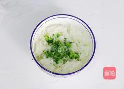 Illustration of how to make broccoli and sesame rice balls 10