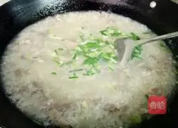 Illustration of how to make pig offal porridge 6