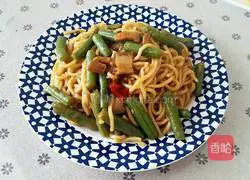 Illustration of how to make braised beans and noodles 11