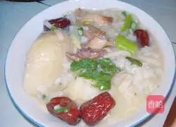 Illustration of how to make oil porridge 9