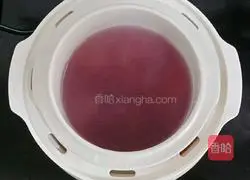 Illustration of how to make purple sweet potato and yam porridge (baby food supplement) 5