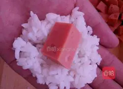 Illustration of how to make rice balls 3