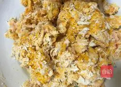 Illustration of how to make pumpkin hair cake 7