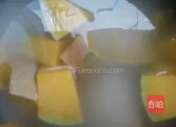 Pumpkin braised rice recipe 4