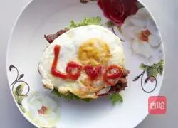 Beef Illustration of how to make burgers 4