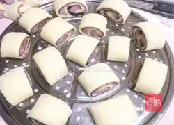 Double-color flower rolls (Oreo flavor) recipe illustration 17