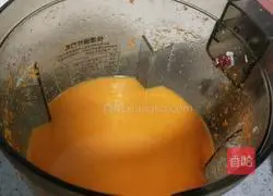 Illustration of how to make carrot and millet paste 9