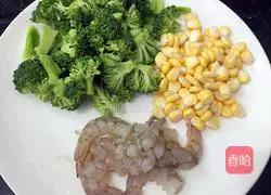 Shrimp and cheese braised rice Illustration of how to do it 1