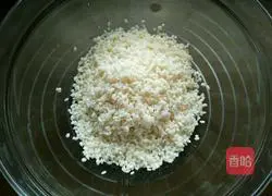 Illustration of how to make piglet rice balls 1