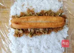 Illustration of how to make rice balls 6