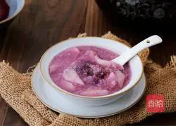 Illustration of how to make yam, purple sweet potato and millet porridge 12