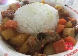 Illustration of how to make nutritious rice bowl 7