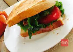 Low-fat homemade burger~ Illustration of how to make a perfect fitness meal 6