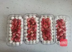 Strawberry Cocoa Box Cake Recipe Illustration 15