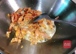 Illustration of how to make shrimp porridge 8