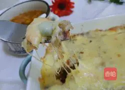 Cheese Baked Rice Recipe Illustration 10