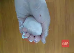 Illustration of how to make glutinous rice balls 2
