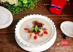 Illustration of how to make brown sugar glutinous rice porridge 11