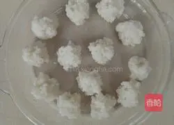 Egg liquid rice balls Practice illustration 3