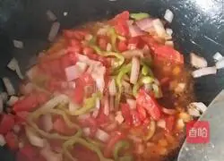 Illustration of how to make fried pasta 3