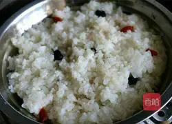 Glutinous rice Illustration of how to make hair cake 8