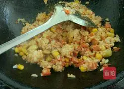 Cheese and Potato Baked Rice Recipe Illustration 6