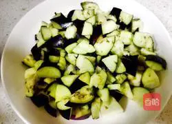 Illustration of how to make eggplant braised rice 2