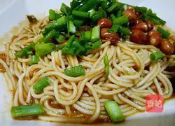 Illustration of how to make sesame cold noodles 9