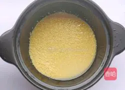 Illustration of how to make millet and yam porridge 4