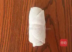 Illustration of how to make purple potato rose rolls 8