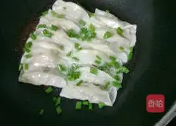 Illustration of how to make parsley and pork pot stickers 8