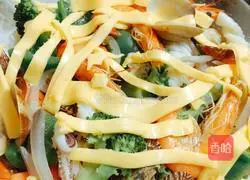 Cheese and seafood baked rice recipe 5