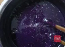 Purple sweet potato cake Practice illustration 3