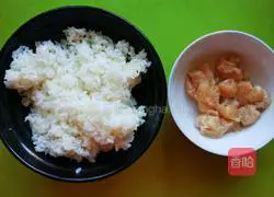 Illustration of how to make tomato and chicken baked rice 3