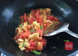 Illustration of how to make fried tomato and egg rice bowl 8