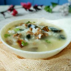 Preserved egg and lean meat porridge