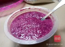 Illustration of how to make European Cup Purple Sweet Potato Sweet Wine Egg Cake 3