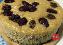 Illustration of how to make red date hair cake 11