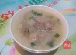 Illustration of how to make pork liver and lean meat porridge 6