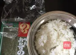 Illustration of how to make delicious rice balls 1