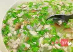 Illustration of how to make crab-flavored mushroom and shrimp porridge 6