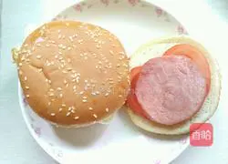 For the burger Practice illustration 6