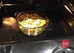 Mushroom Garden Baked Rice Recipe Illustration 2