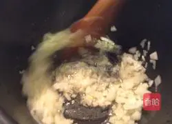 Porcini risotto Illustration of how to make rice 1