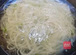 Illustration of how to make rice noodles with ginger sauce 7